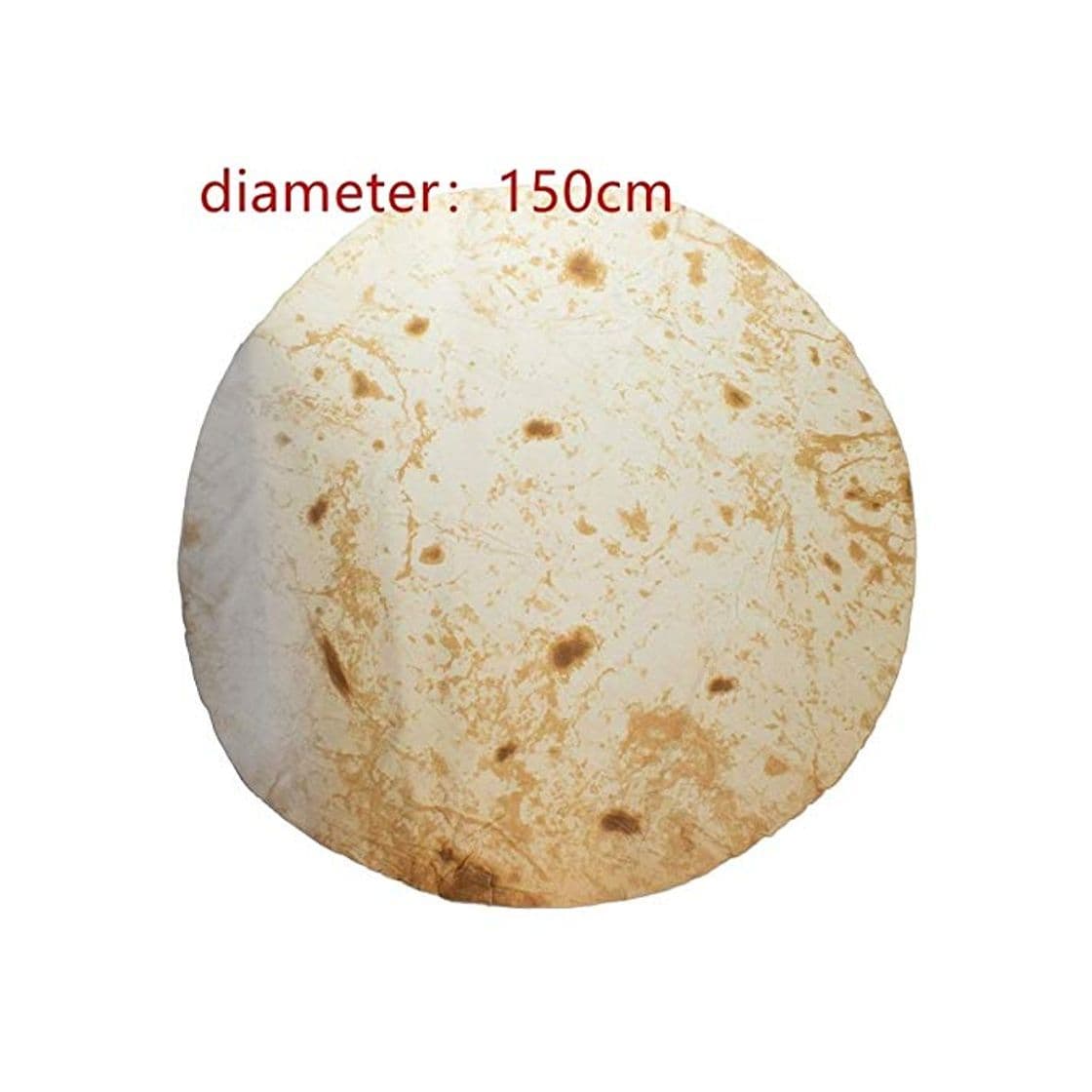 Producto GEINIFAFA Cobija Manta Tortilla Sommerbett Decke Fleece warmes Sofá weiche Reise Decke Essen Flanell lustige Pl & uuml; sch Teppich