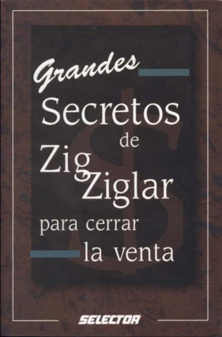 Libro Grandes secretos del zig ziglar para cerrar la venta