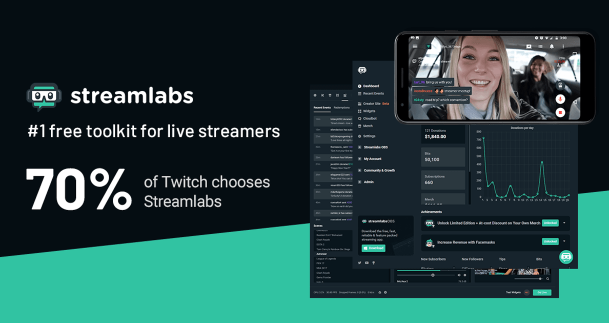 App Streamlabs: Stream Live