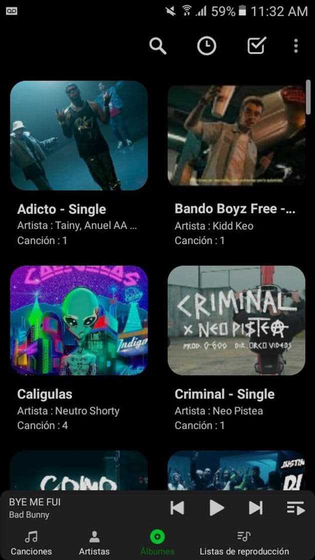 App Reproductor de música