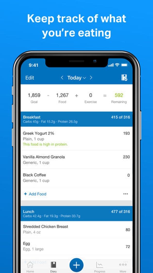 App ‎MyFitnessPal on the App Store