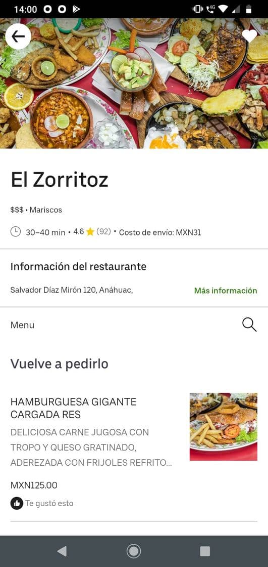 Restaurantes El Zorritoz Tacoz & Mariscoz