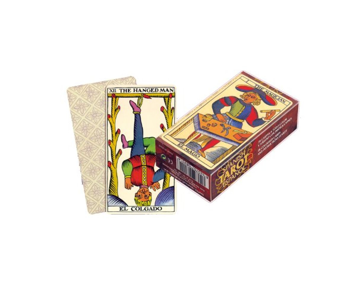 Producto Fournier Español Baraja Tarot clásica de 78 Cartas, Color marrón