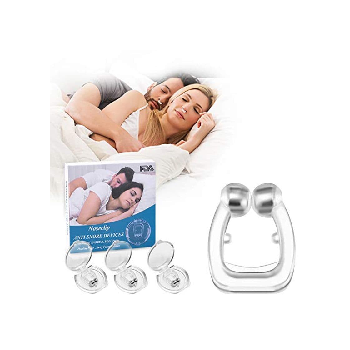 Producto Koiteck Antironquidos Clip Nasal Magnético