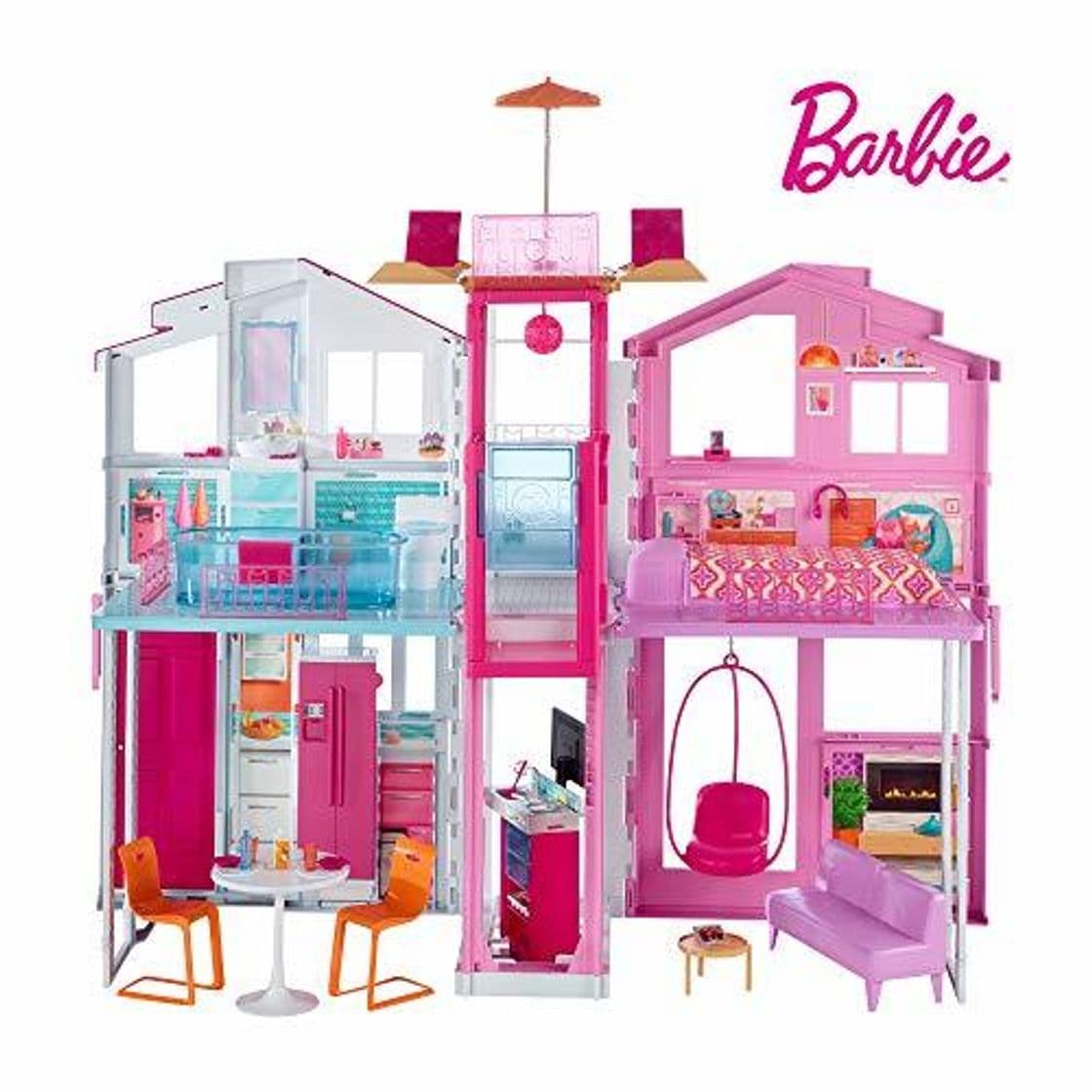 Product Barbie - Supercasa - casa muñecas, regalo para niñas y niños 3-9