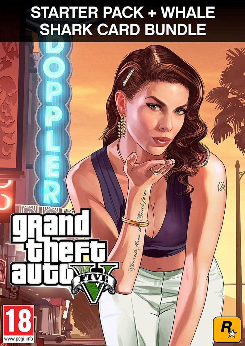 Videogames GTAV, Starter Pack and Whale Shark Card Bundle