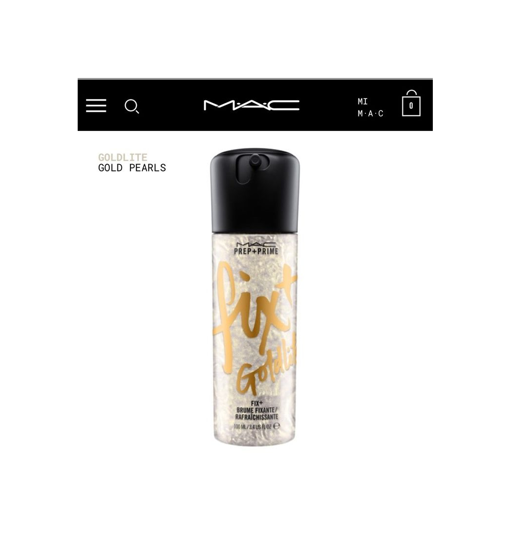 Producto Mac Cosmetics Mac Prep+Prime Fix Shimmer Pinklite 100 Ml