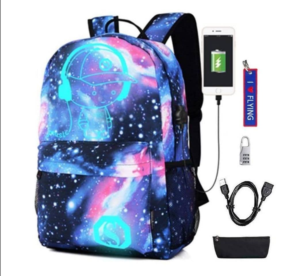 Moda Mochila galaxia 