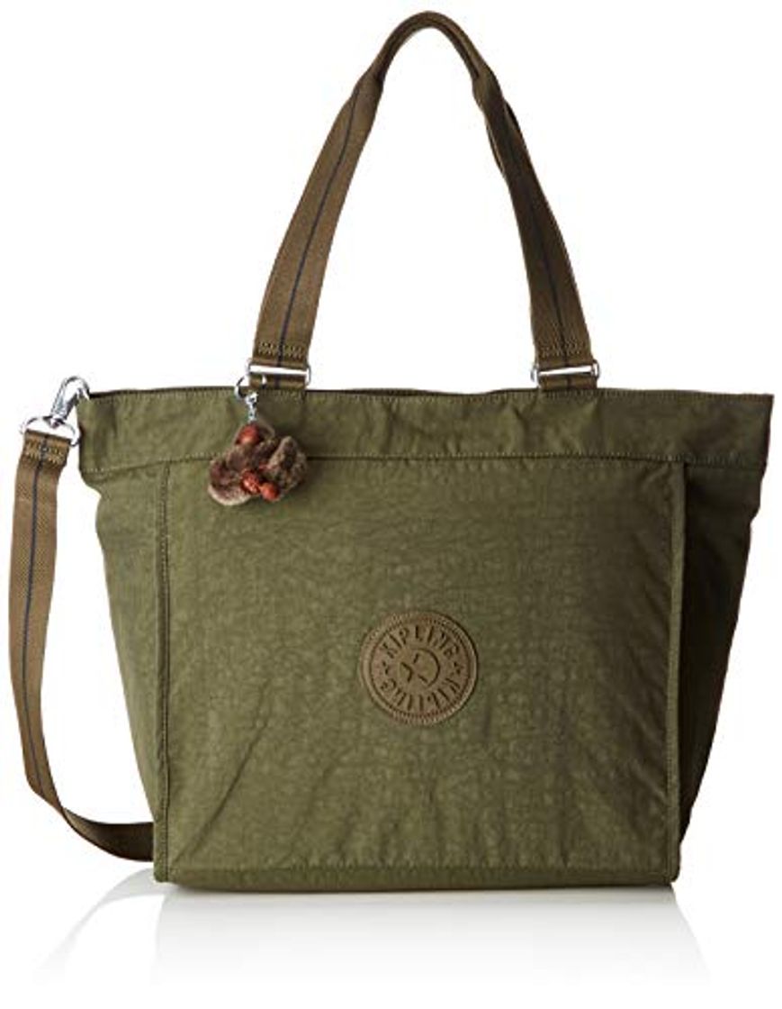 Fashion Kipling - New Shopper L, Bolsos totes Mujer, Verde