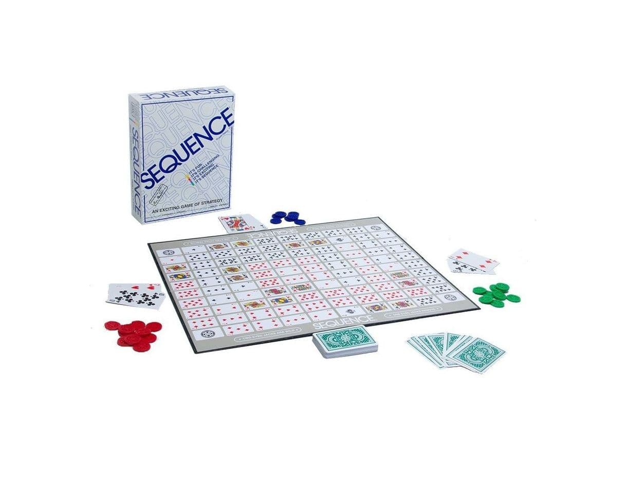 Product Jax- Sequence Juego de Mesa, Color Blanco, 10.3" x 8.1" x 2.31"