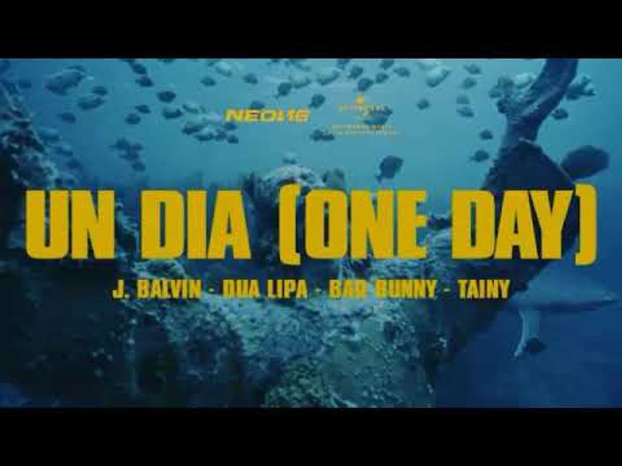 Canción J. Balvin, Dua Lipa, Bad Bunny, Tainy - UN DIA- Youtube