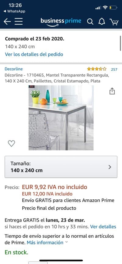 Fashion MANTEL TRANSPARENTE CON PURPURINA