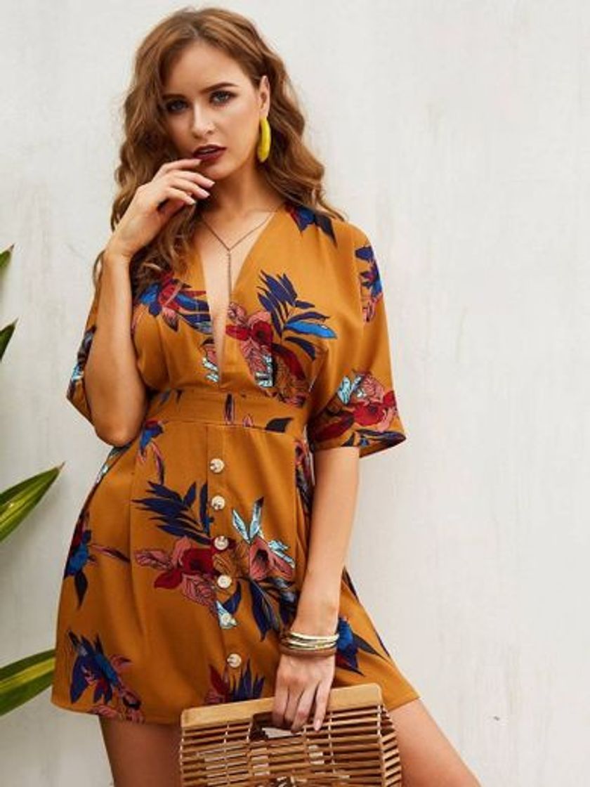 Fashion Vestido con estampado floral 