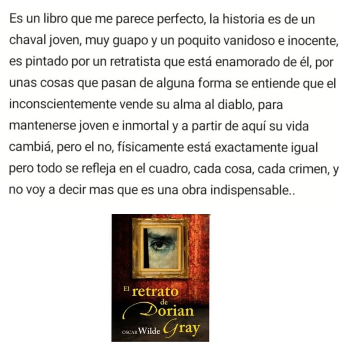 Libro El retrato de Dorian Gray