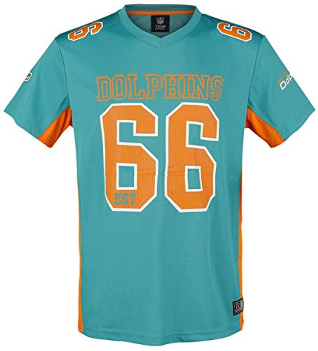 Moda NFL Miami Dolphins Camiseta Verde Azulado S