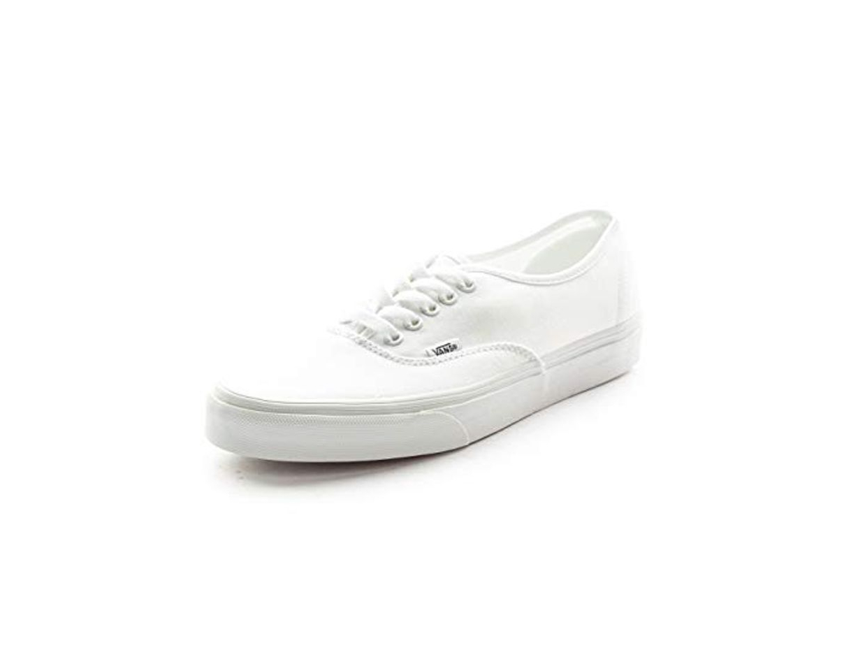 Moda Vans Authentic, Zapatillas de Tela Unisex, Blanco