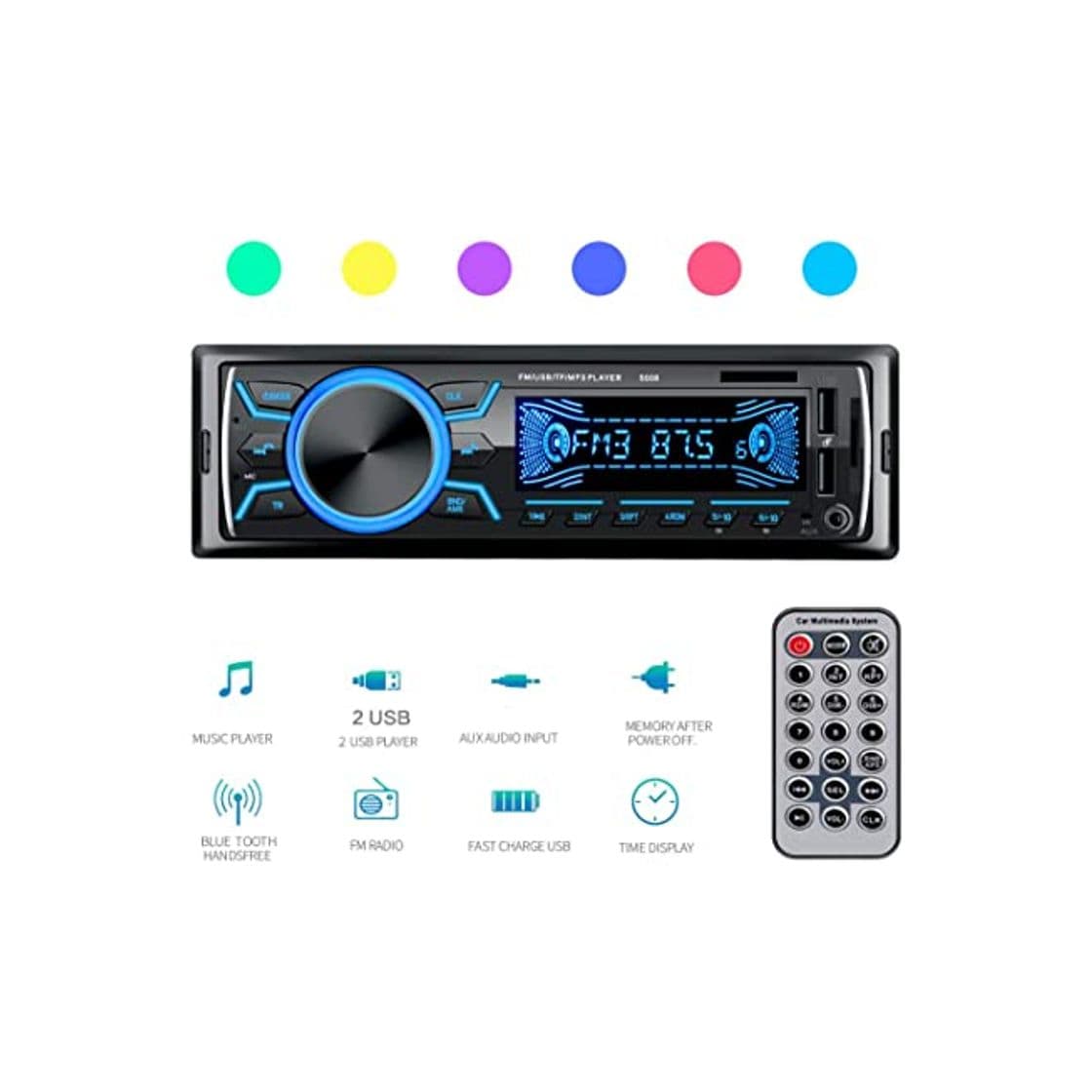 Producto Autoradio Bluetooth