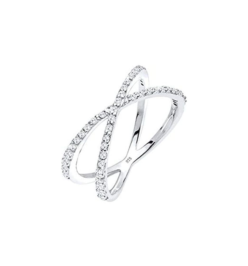 Product Elli Anillos para damas en forma de olas marinas en plata esterlina de ley 925