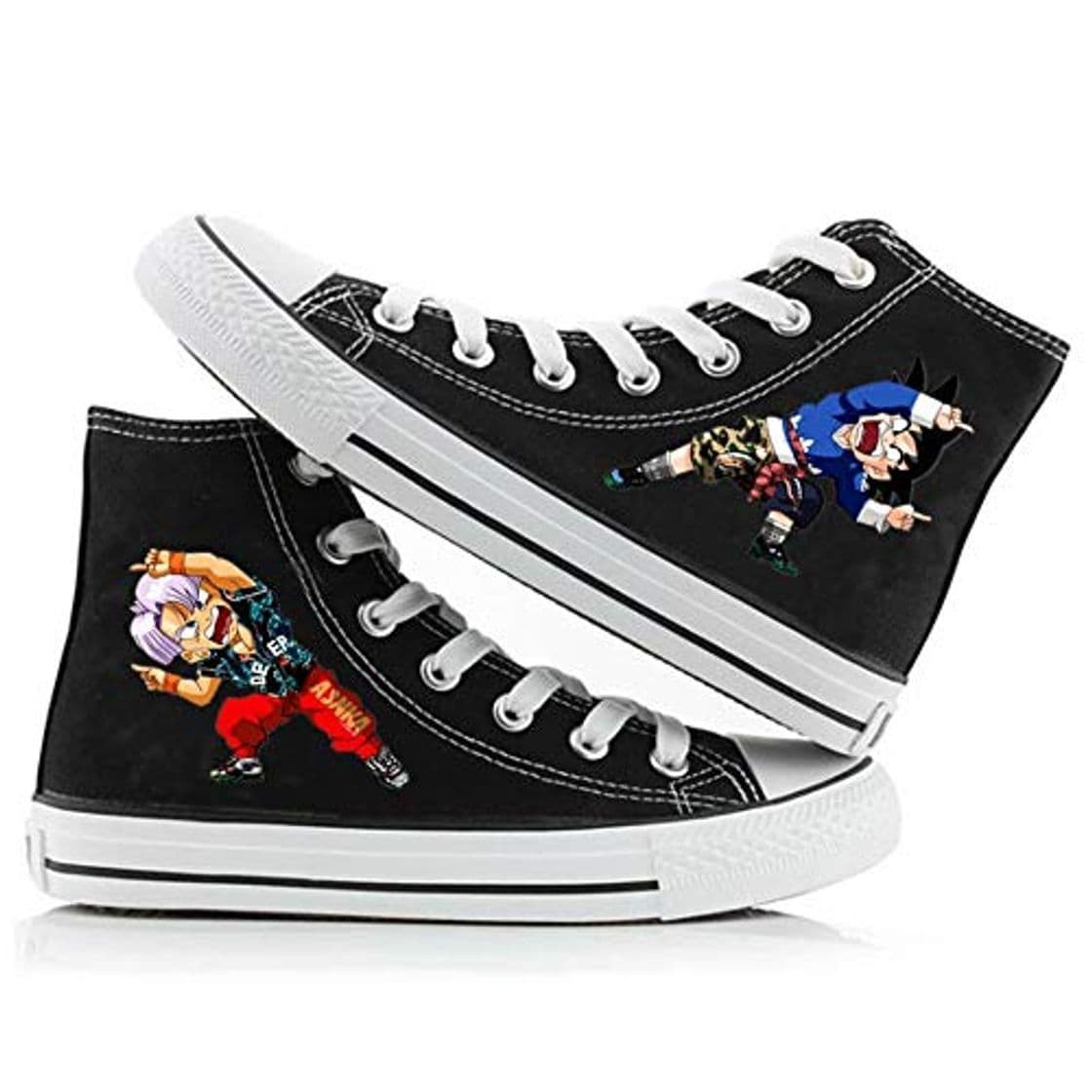 Fashion Maneray Men's High Top Canvas Shoes Dragon Ball Super Z Anime Cosplay Unisex Casuales Zapatos de Lona 42