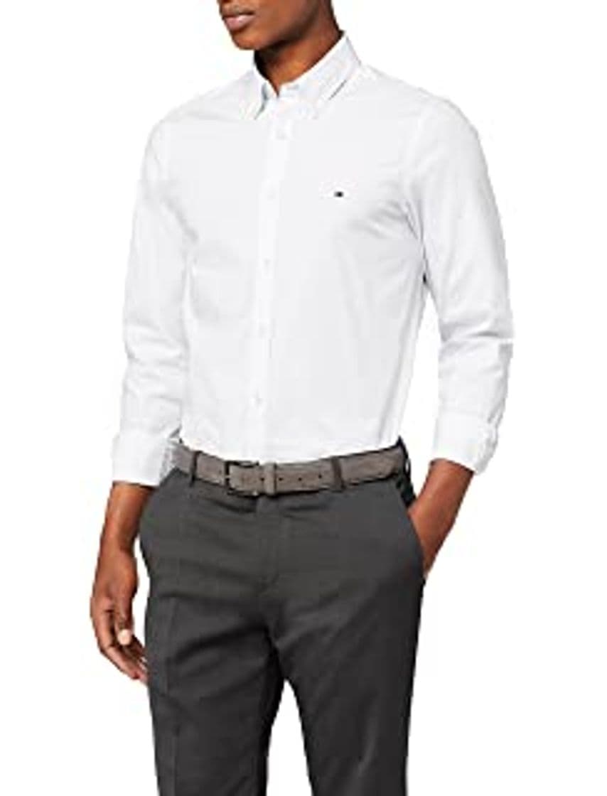 Producto Tommy Hilfiger Core Stretch Slim Poplin Shirt Camisa, Blanco