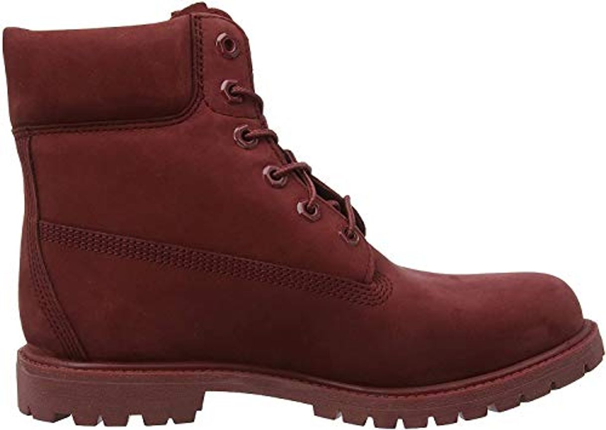 Fashion Timberland 6 Inch Premium Waterproof, Botas para Mujer, Rojo