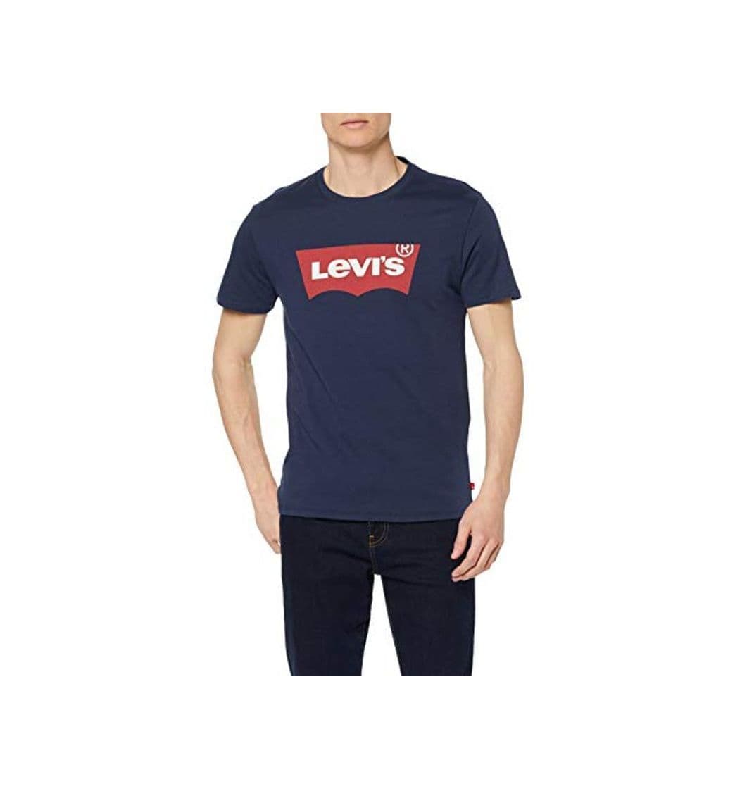 Fashion Levi's Graphic Set-In Neck, Camiseta para Hombre, Azul