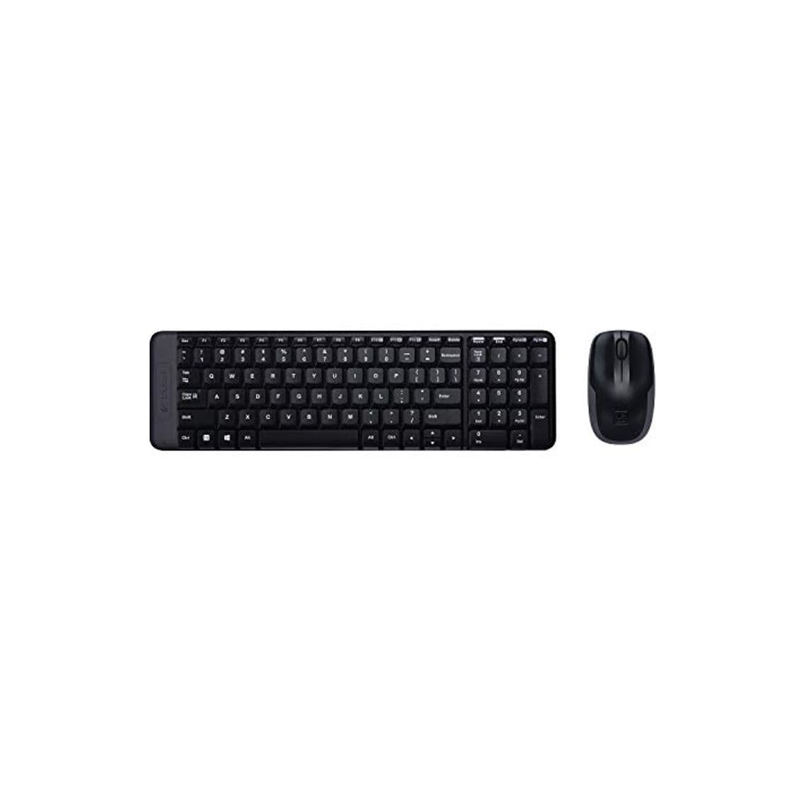 Electronic Logitech MK220 - Pack de teclado y ratón inalámbrico con USB