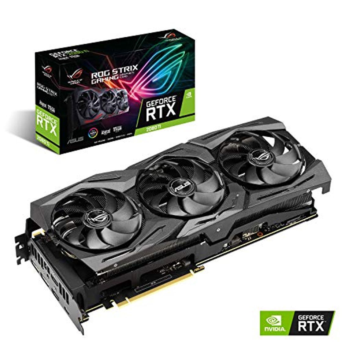 Electronic ASUS ROG Strix GeForce RTX 2080 Ti Advanced Edition - Tarjeta gráfica