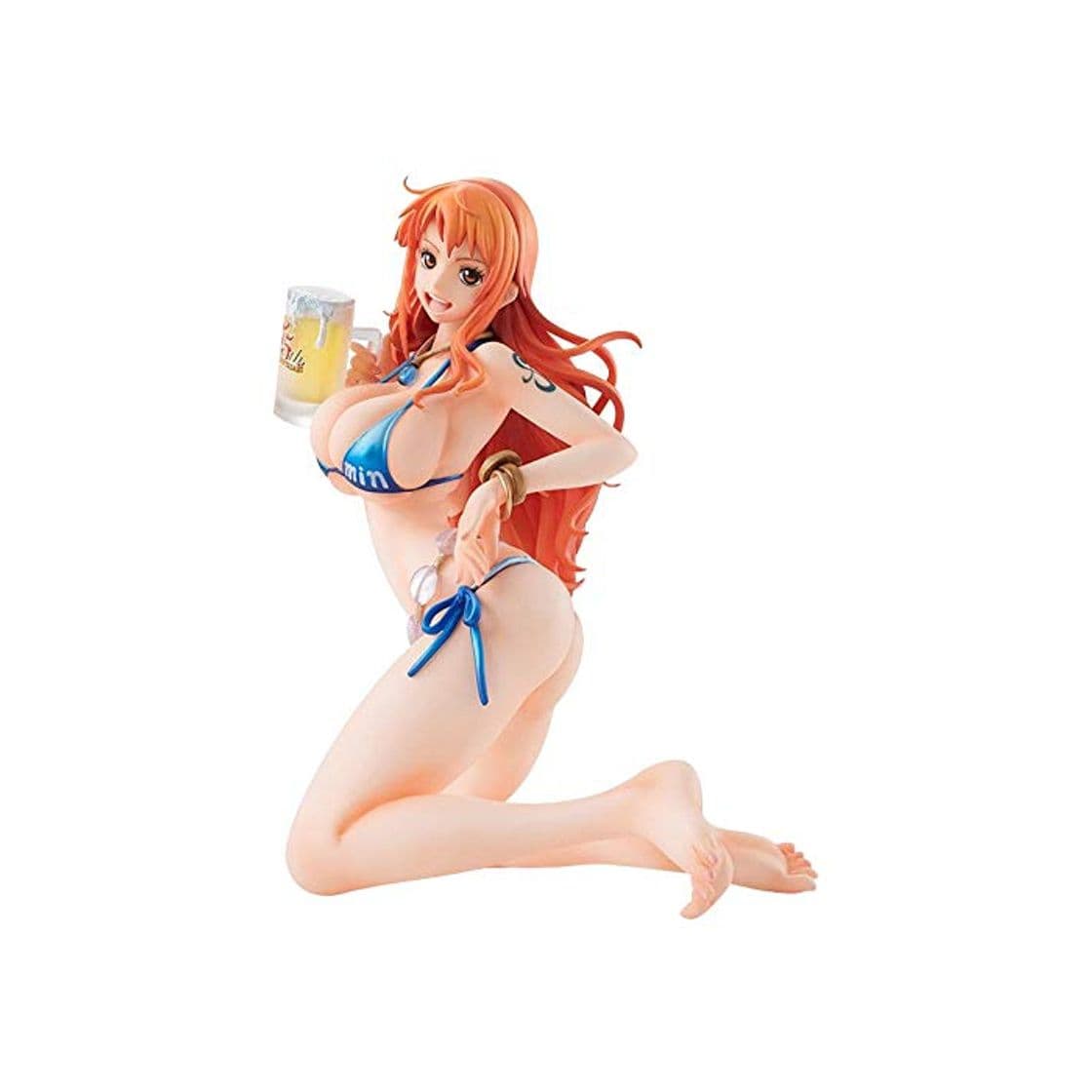 Product JINGLU One Piece Anime Figura Traje De Baño Nami Personaje Figuras Adultas Modelo Cosplay PVC Estatua Hecha a Mano Decoración Coleccionable Caja De Regalo Juguetes 15CM