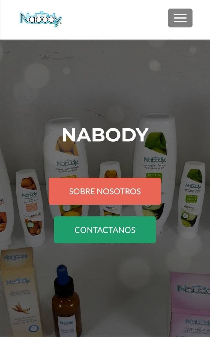 Fashion Productos Nobody, para el cuidado de tu piel