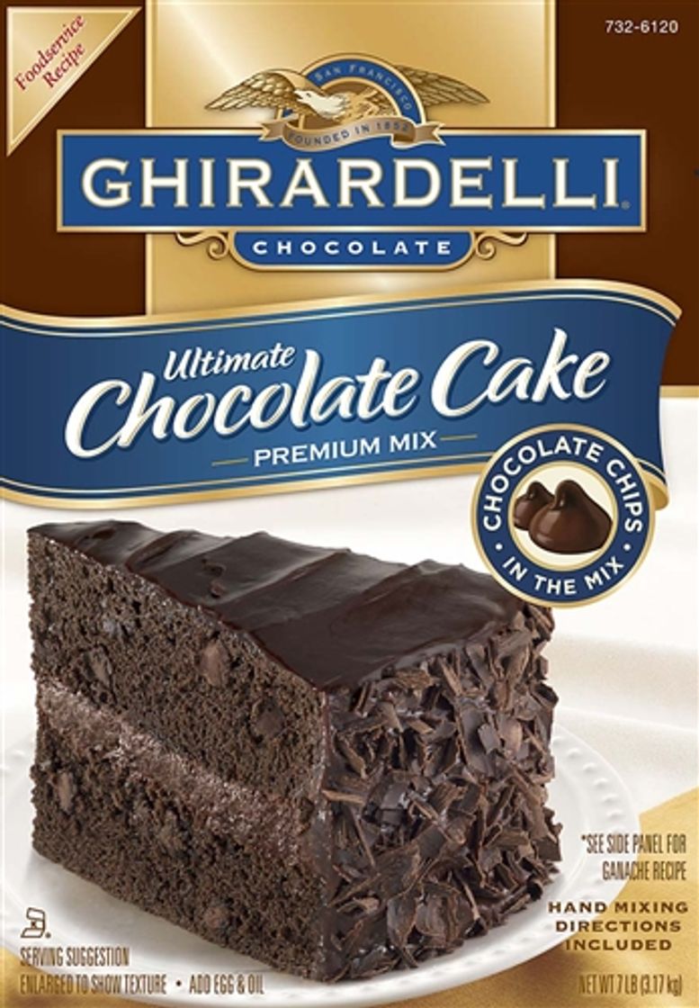 Moda Ghirardelli premium mix cake