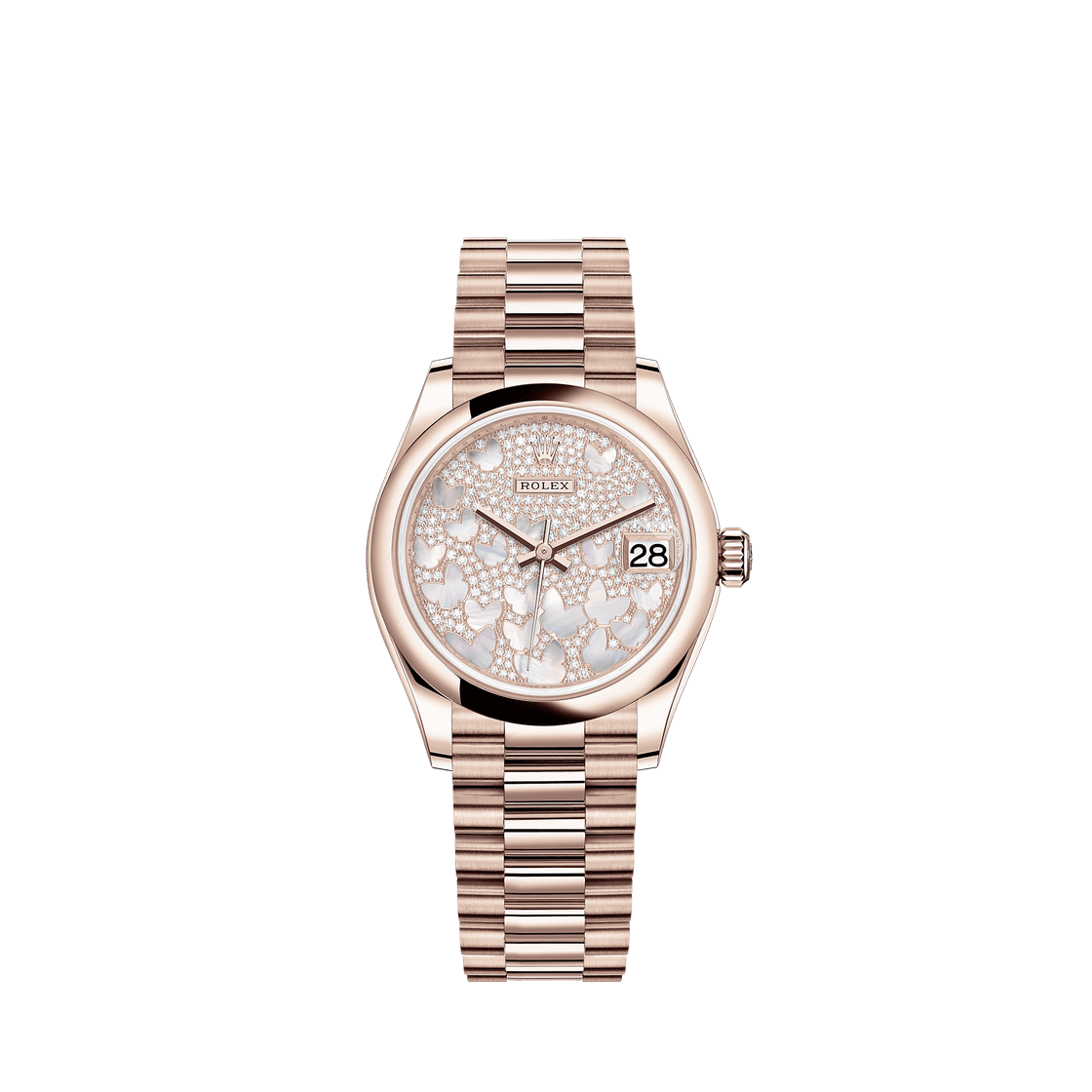 Moda Montre Rolex Datejust 31 : Or Everose 18 ct - M278245-0020