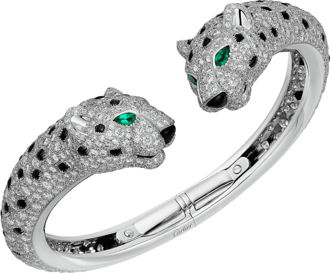 Fashion CRH6031917 - Panthère de Cartier bracelet - White gold