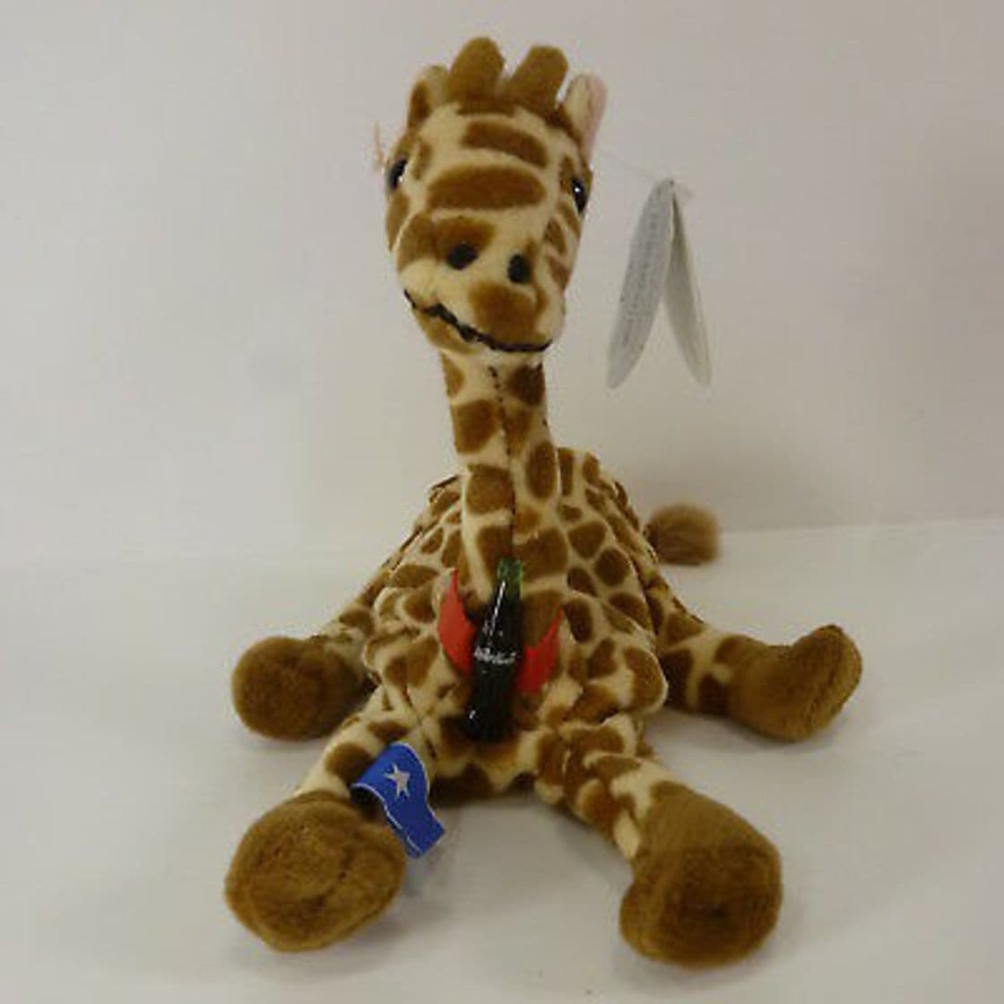 Fashion Coca-Cola Bean Bag Plush Rifraff the Giraffe  