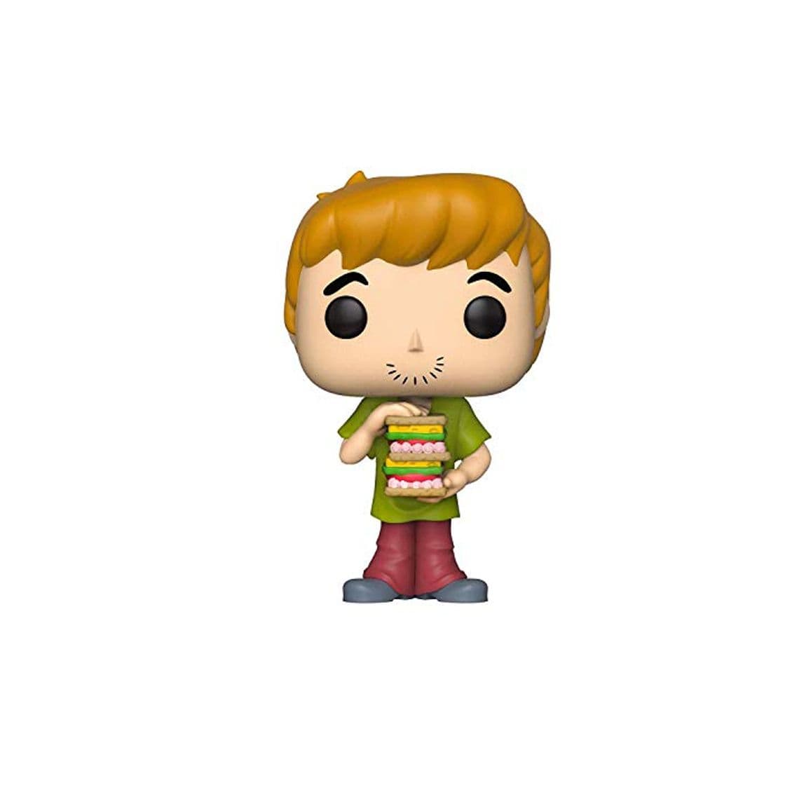 Juego Funko- Pop Figura de Vinilo: Animación: Scooby Doo-Shaggy w/Sandwich Coleccionable, Multicolor