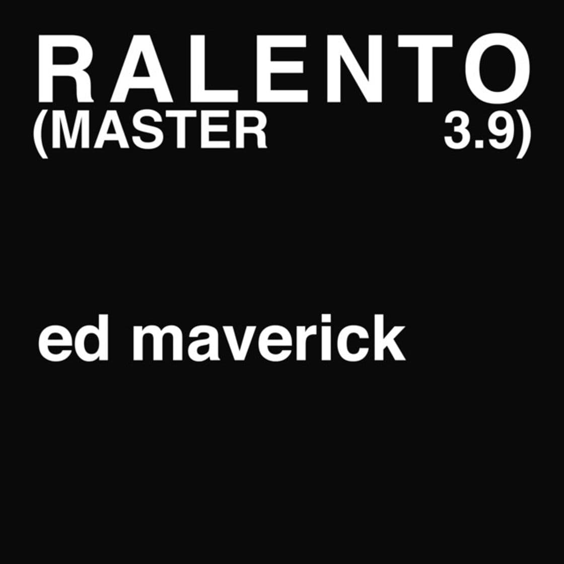 Canción Ralento (MASTER 3.9)