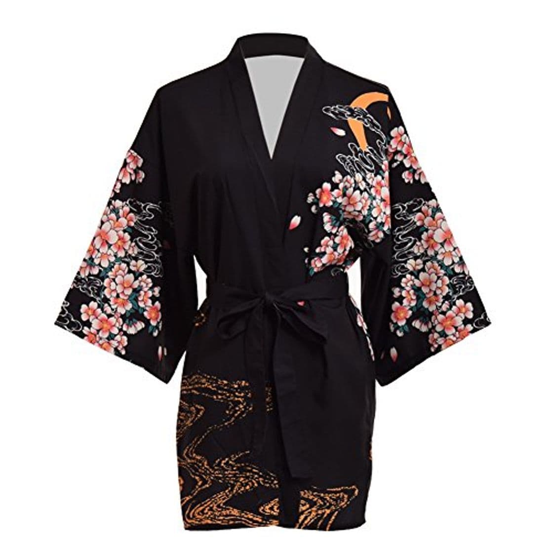 Fashion GRACEART Japonés Sakura Yukata Haori Bata de Baño Cubrir Arriba Bata de Noche