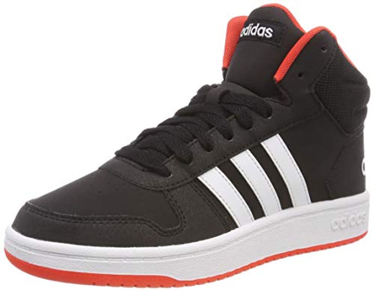 Fashion Adidas Hoops Mid 2.0 K, Zapatillas Altas Unisex Niños, Negro