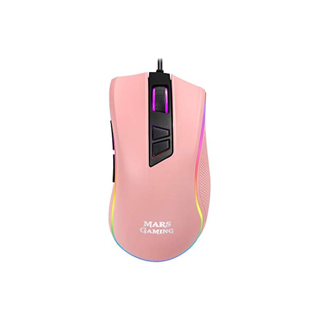 Producto Mars Gaming MM218 Pink - Ratón PC óptico 10000DPI con iluminación RGB