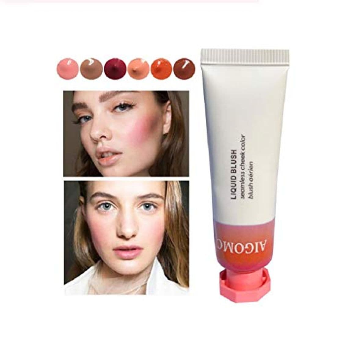 Producto yyxxzqw Crema orgánica Natural para Labios, Tinte, Rubor en Crema, CREA mejillas