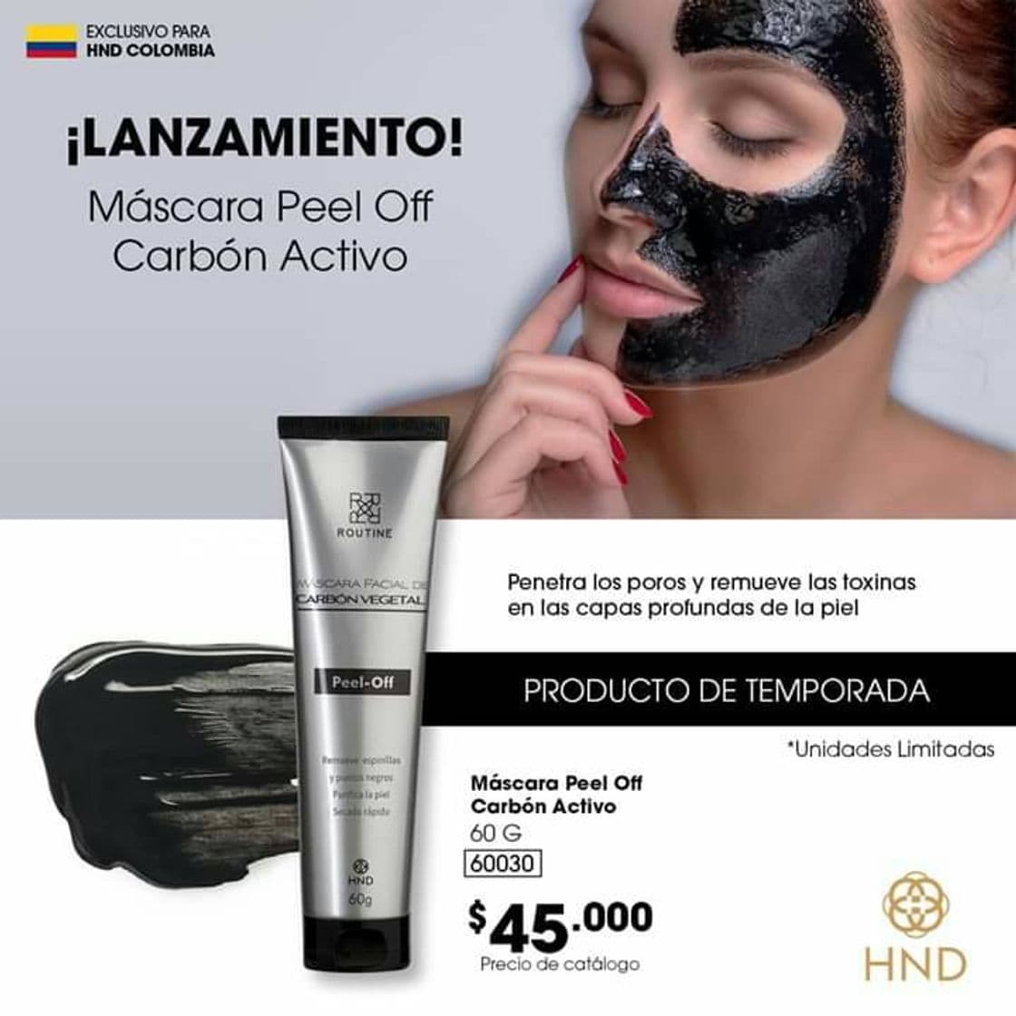 Product Mascarilla anti puntos negros de carbón vegetal😱😱