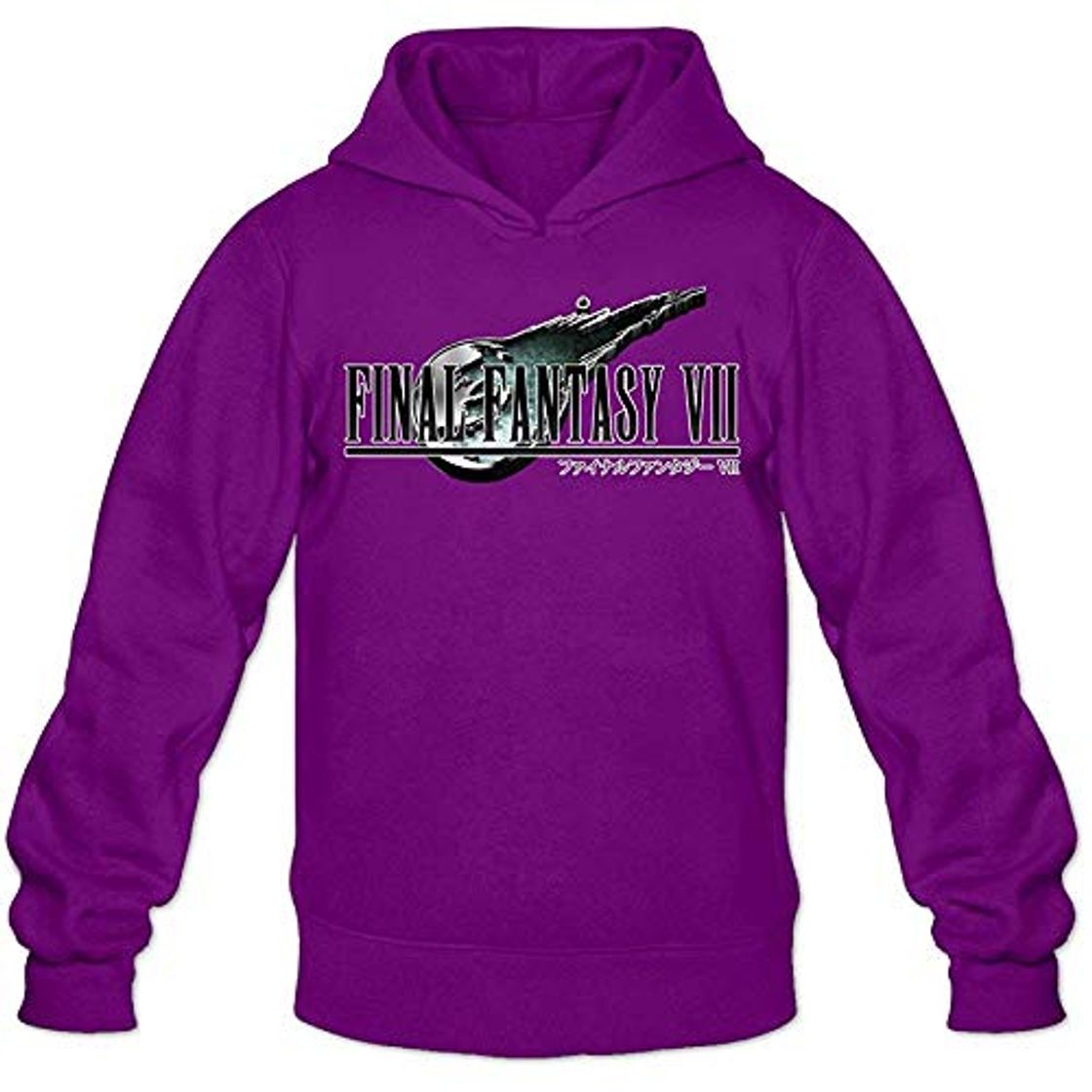 Moda NR Liver Davis Men's Final Fantasy VII Logo Hooded Sweatshirts