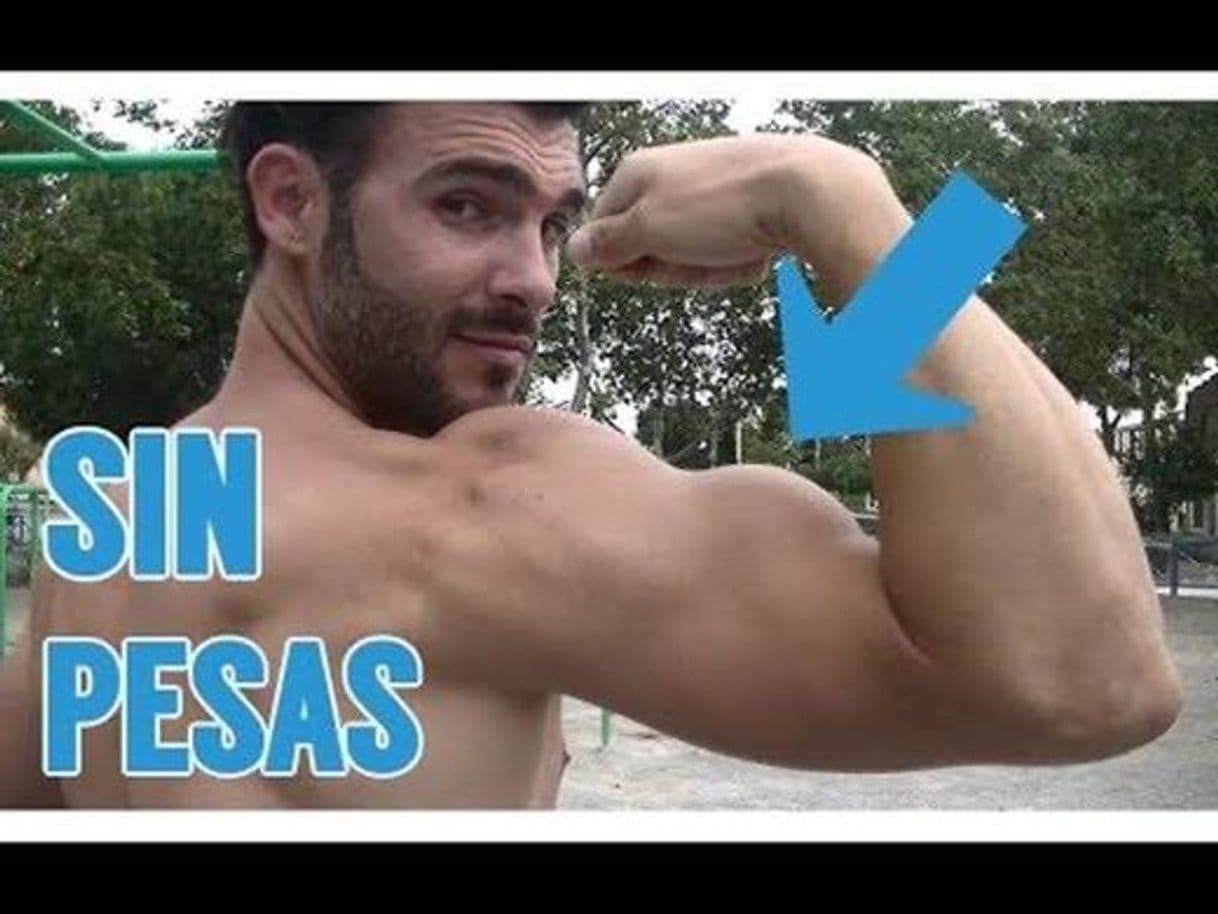 Fashion BICEPS Y TRICEPS EN CASA SIN PESAS💪🏻