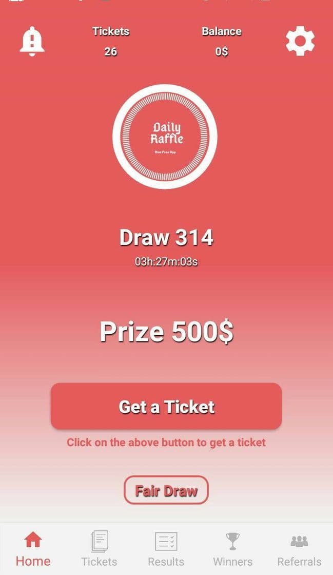 App Daily Raffle