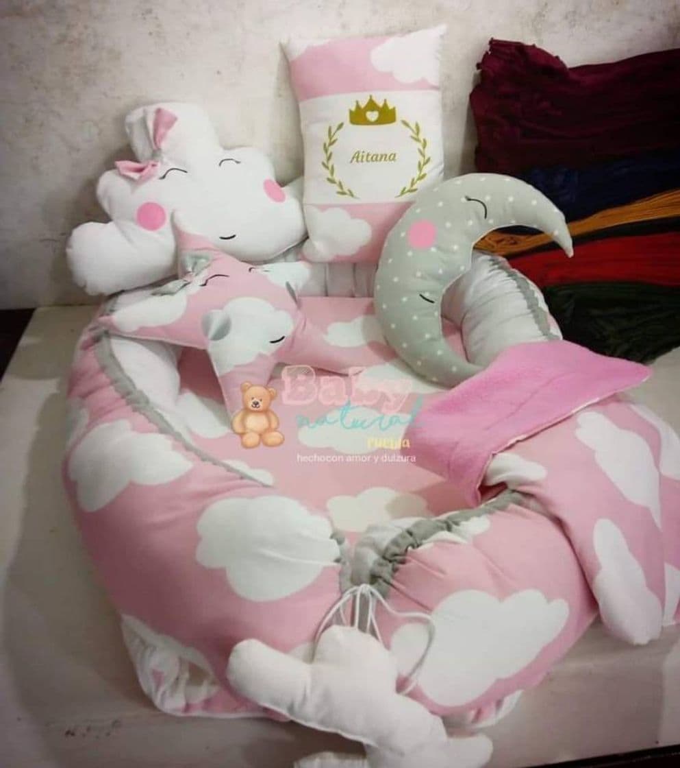 Fashion Babynest Pink and Cloud