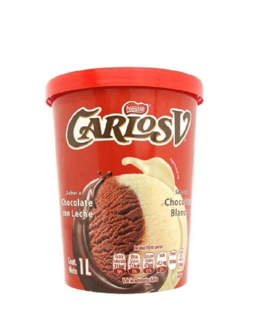 Moda 💠Helado Nestlé Carlos V sabor chocolate con leche y chocola