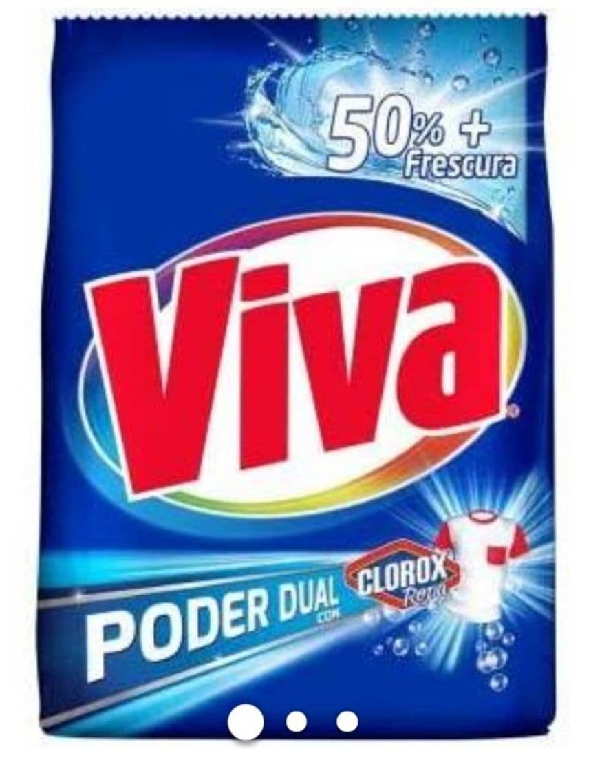 Moda 💠Detergente en polvo Viva poder dual con Clorox 