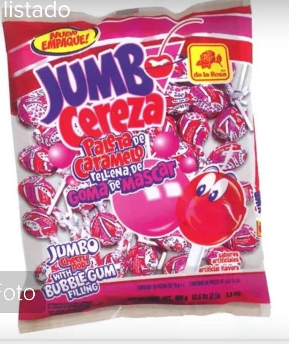 Fashion 💠Paleta Jumbo Cereza De La Rosa, 50 Piezas

