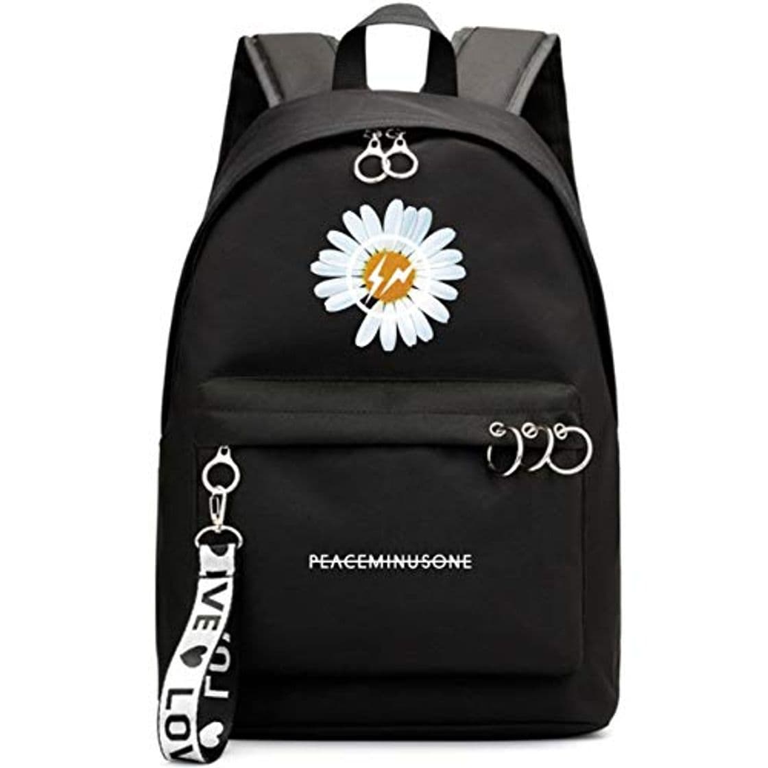 Moda KPOP G-Dragon Mochila Bolsa de Regalo Mercancía Bolsa para Computadora Portátil Escuela