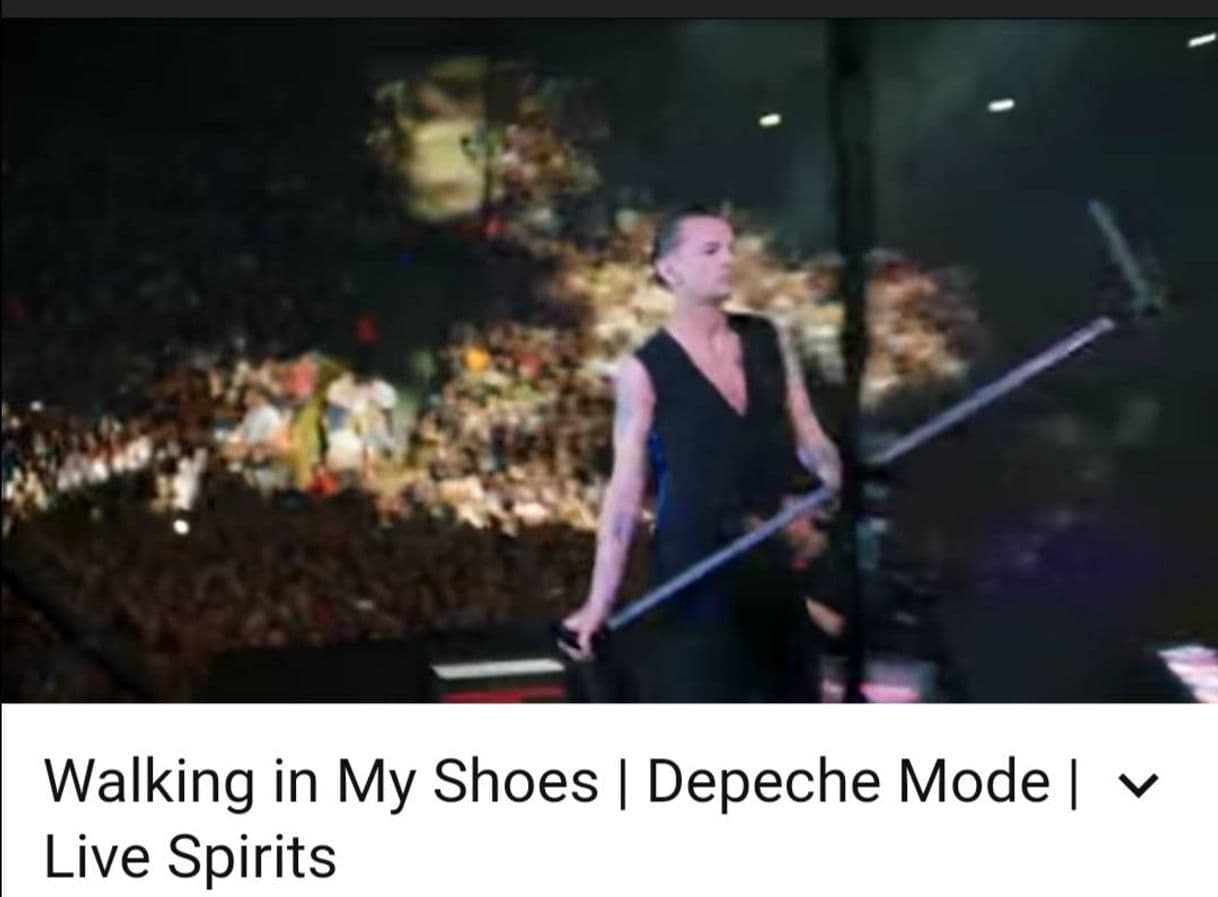 Fashion Walking in my shoes - Depeche Mode - live spirits